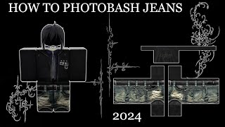 How to actually photobash good jeans? (PIXLR) đź‘–