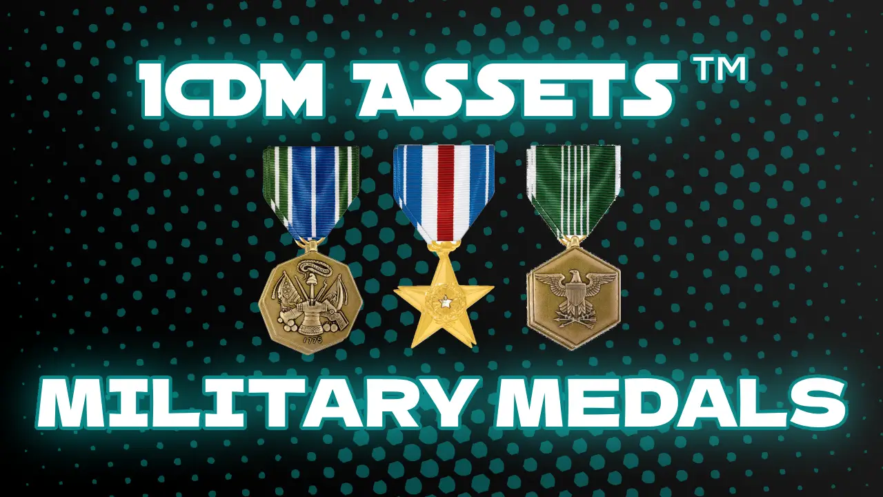 3 Military Medals